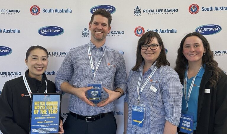 Summit celebrates success with Aquatic Centre of the Year at South Australian Aquatic Awards